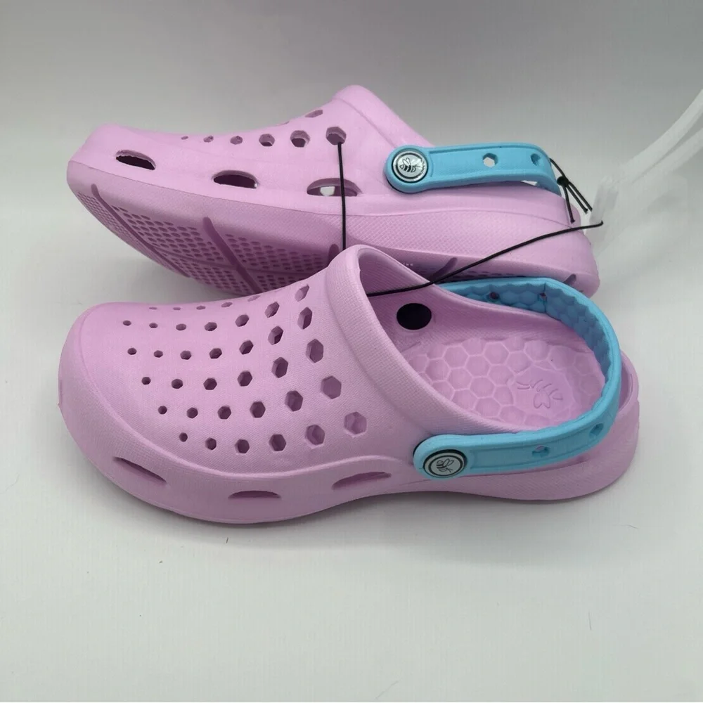 Joybees Kids Girls Lavender and Blue Active Clogs‎